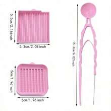1/3/4/5pcs Beading Accessory Set, 2.6mm Bead Sorting Tray Set, Includes Bead Sorting Tray, Beading Pen, Beading Spoon, Tweezers, Beading Board, Alignment Tool, Convenient Spoon, Suitable For Beading Crafts, Pixel Art, DIY And Bead Management, Efficient Storage - Multicolor - View 8
