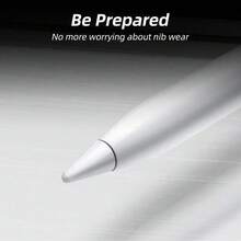 1/4/8/20-Pack, Compatible With Apple Pencil 1st And 2nd Generation Tips, Compatible With IPencil Tips, Compatible With Apple Pencil Double-Layer Tips, Compatible With IPad Stylus Replacement Tips, Widely Applicable, More Durable - White - View 2