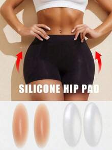 2/4 Pcs Silicone Hip Pads, Reusable Self-Adhesive Buttock Enhancer Pads For All Body Types - Multicolor - View 7