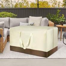 Patio Cushion Storage Bags - Beige - View 7