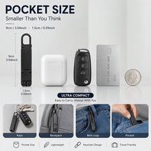 Portable Foldable Phone Stand, Mini Keychain Phone Holder With Snap Hook, Compact Travel Support Stand, Compatible With Iphone And All Smartphones Under 8 Inches - A - View 10