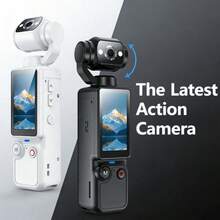 入門級專業 Vlog 相機（附 32GB SD 卡）180° 旋轉鏡頭 雙補光燈（拍攝 + 錄影），入門級專業相機，2000mAh 長效續航，適用於 Vlog 拍攝、視訊鏡頭、騎行、徒步和運動錄影，影片日誌相機 全身相機，適用於影片和錄影，博主入門級相機，完美生活記錄與旅行禮物 - 彩色 - 查看 7