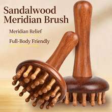 Universal Gua Sha Comb, Waist Massage For Abdominal Discomfort Relief, Head Shoulder Neck Unblocking, Brush-Style Massage - View 2
