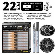 330 Colors Acrylic Paint Markers, 17 Major Color Series With 22 Selected Colors Per Series, Student Painting Anime Art Acrylic Ma, First Day Of School - Multicolor - View 29