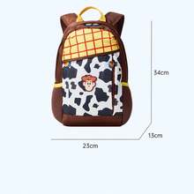 Disney Cartoon Toy Story Lightweight Back-To-School Backpack, Large Capacity, Burden-Reducing, Woody/Nick, 34*23*13cm - Single Piece - View 6