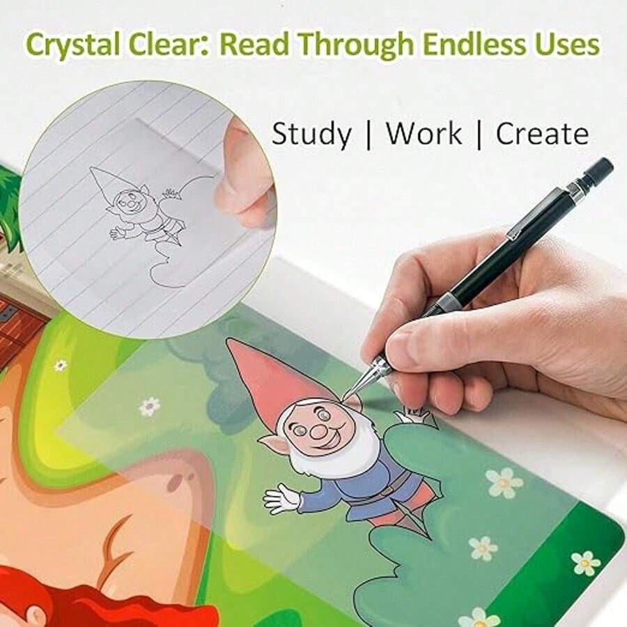 1pc Transparent Sticky Notes, Suitable For Elementary And Middle School Students, Removable Memo Pad, Large Size, For Recording Errors And Notes, School Supplies - One-size - View 1