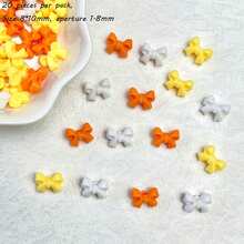 10mm Acrylic Macaron Color Small Bow DIY Mobile Phone Chain Hair Accessories With Separated Beads Accessories Material Loose Beads - Multicolor - View 34