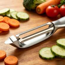 Stainless Steel Vertical Peeler, Sharp And Smooth Without Jamming, Suitable For Potatoes/Apples/Cucumbers. - Black Handle Vertical Peeler - View 9