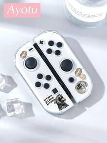 Ayotu 1 قطعة بطانية حماية بنمط الفهد والأصداف والكرة المضيئة لجهاز Switch2/Switch NS/Switch OLED/Switch Lite، غلاف TPU ناعم من الجيل الجديد، بطانية حماية عالمي لوحدة التحكم بالألعاب، بطانية حماية لوحدة تحكم Switch، إكسسوارات ألعاب Switch، مضاد للسقوط، مضاد للانزلاق، مضاد للخدش، أنيق، هدية ربيعية رومانسية/العودة إلى المدرسة/عيد الحب/الهالوين/هدية الذكرى السنوية. - مشاهدة 14