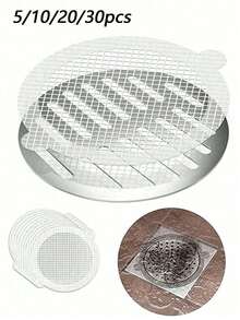 5/10/20/30pcs Drain Strainer Cover, Hair Catcher, Shower Floor Drain Filter, Floor Drain Filter Sticker, Sink Filter Sticker, Bathroom Tool, Bathroom Accessory - Multicolor - View 9