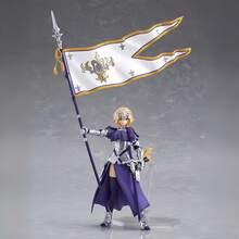 1pc New Movable Figma366# Doll, White And Blue Battle Girl Holy Knight Model, Ruler Style Jointed Anime Peripheral Collectible Decoration - Multicolor - View 5
