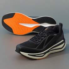 XTEP Sepatu Olahraga Pria Star 3.0 Terbaru, Sepatu Lari Tahan Aus dan Peredam Guncangan - Hitam/Abu-abu - View 7