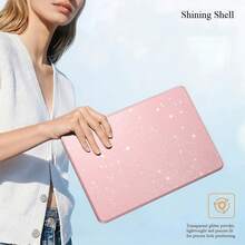MacBook Neo 13 2026 A3404 亮片保護殼 透明閃亮外殼 適用於 MacBook Neo A18 Pro 2026 新色 防護殼 - 查看 4