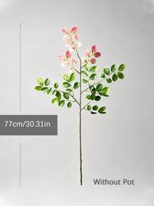 Kmitang 77-105cm Large Artificial Cherry Blossom Plants Fake Magnolia Branches Tall Ficus Tree False Crape Myrtle Tree For Home Garden Wedding Outdoor Decor Without Pot 1PC - Multicolor - View 9
