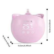 Smart Touch Control Digital Display Wax Warmer With Patented Flower Design, Silicone Pot, For Face, Eyebrows, Bikini, Arms, Legs & Full Body Hair Removal – Perfect Holiday Gift Idea - Multicolor - View 2