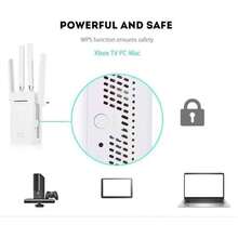 Repetidor de Sinal Wi-Fi Sem Fio 1/2 Peças, Amplificador de Rede com 4 Antenas, Compatível com Todas Rotas, Ideal para Casa, Apartamento, Escritório e Área de Lazer - Repetidor sem fio branco 1 peça - Visão 2