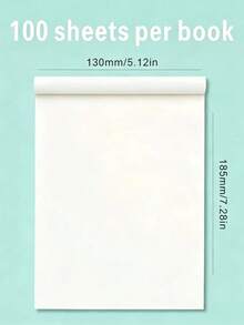 1 buah 50/100 Lembar Kertas Coretan Pelindung Mata Warna Beige, Kertas Perhitungan Matematika, Buku Catatan Latihan Siswa, Kertas Kosong, Kertas Draf, Kertas Gambar Garis, Mudah Disobek, Tahan Lama, Tulisan Halus, Cocok untuk Berbagai Jenis Pena - Rectangle - View 11