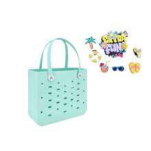 BamShoot XL/L/S Sizes Of EVA Women's Beach Bags/Handbags, Suitable For Both Men And Women, Perfect For The Beach, Pool, Shopping Malls, And Other Occasions. - 彩色 - 查看 60