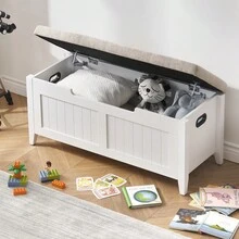 Kselythan Storage Benches - White - View 3