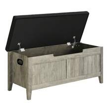 Kselythan Storage Benches - Dark Grey - View 2