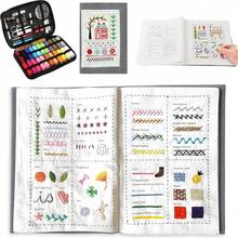 LAMYA 2026 New Portable Embroidery Kit, Includes Complete Tool Set & Stitch Guide, All-Scenario Sewing Beginner Set, With Instructional Tutorial - 589 - View 16