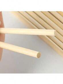 3-8mm 圓形木製圓棒 DIY 手作手工藝木工材料用品 - A - 查看 7