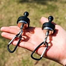 1/2pcs/Set Outdoor Tent Hooks, Camping Lantern Top Fixing Clips, Key Ring Hooks, Secure Hanging, Suitable For Outdoor Clothes Drying, Camping And Other Activities Lantern Hanging Hooks, Multi-Functional Practical Hooks - Multicolor - View 4