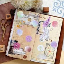 18pcs Vintage Wax Seal Candy Stickers, Suitable For Scrapbooking, Journaling, Stationery And Art Supplies, Used For Envelope Sealing And Journal Decoration - A - View 2