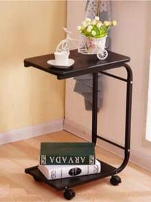 Movable Small Coffee Table/Table/Home Storage Shelf/ Trolley/Sofa/Bedside Table - Camel - View 4