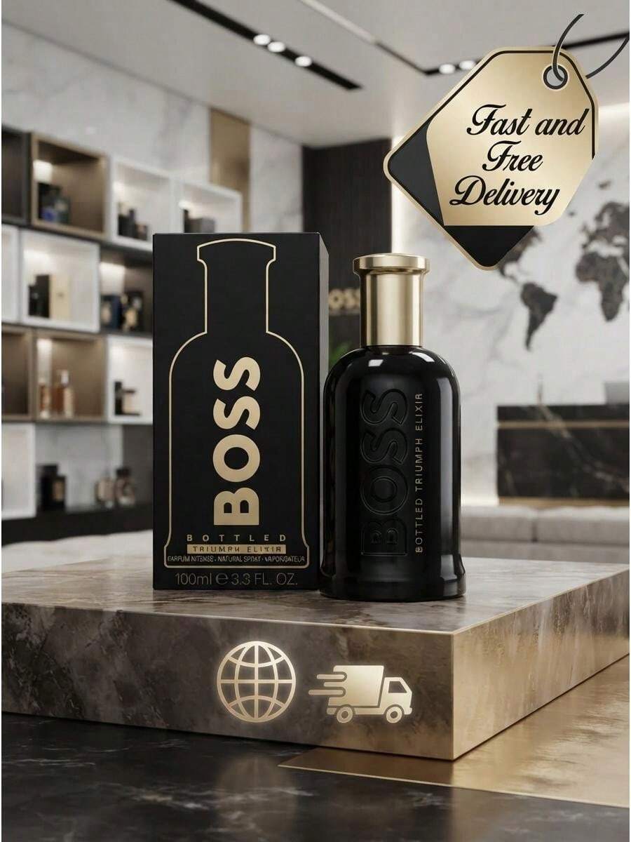 Hugo Boss Boss Bottled Triumph Elixir Intense , 3.3 Oz Parfum Spray - Scent Type default - View 1