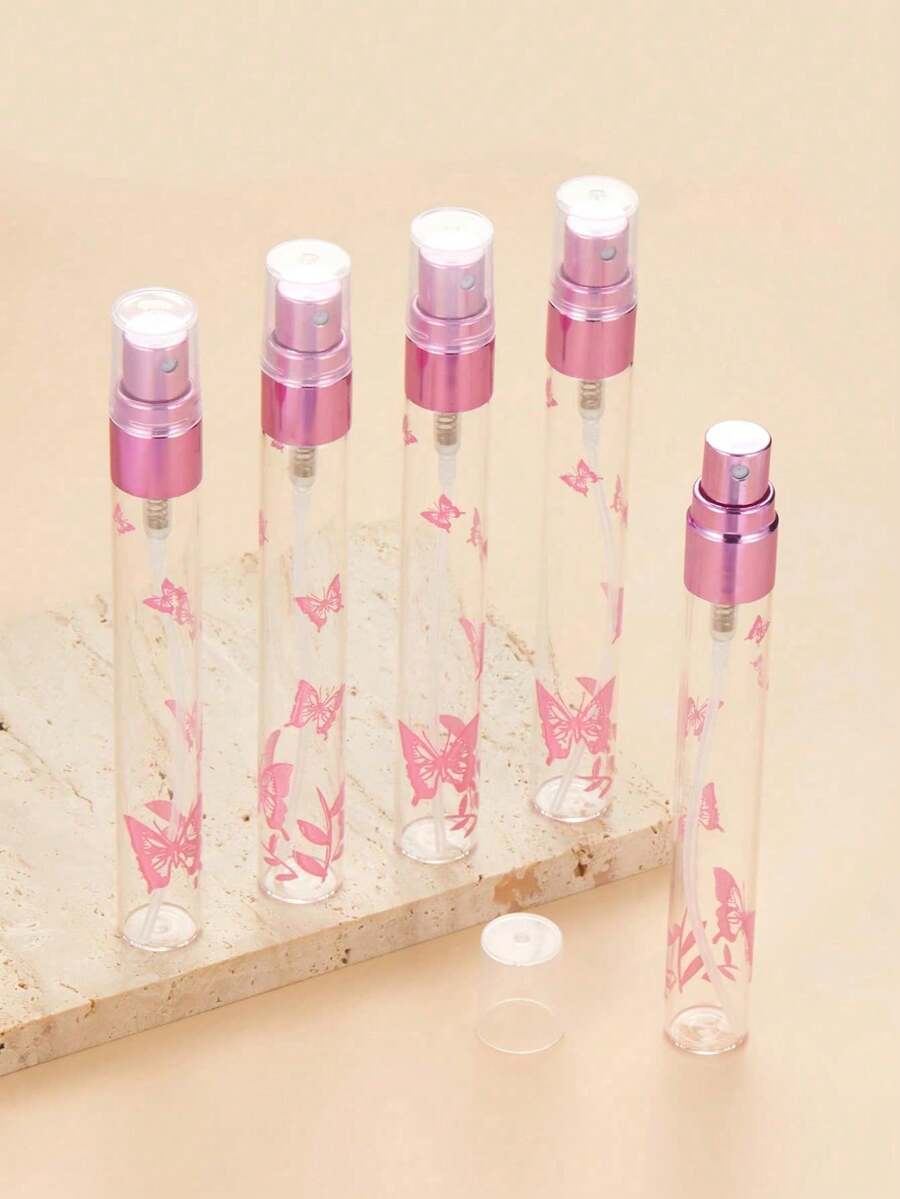 1 pieza Botella de spray de perfume de mariposa de 10ML 5 piezas - Rosa - Ver 1