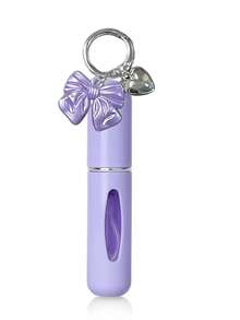 1/2/4-Piece Bow Pendant Perfume Spray Bottle With Key Chain, Bottom Filled Perfume Bottle, 5ml Travel Portable Perfume Bottle, Reusable, Ideal Gift For Ladies, Back-To-School Gift For Girls, Mini Perfume, Travel Bottle Set - Multicolor - View 9