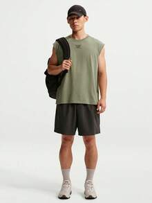 Nike Men's AS M NSW TEE LSE SLVLS WASH Sports Casual T-Shirt IM3820-328 - Green - View 6
