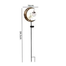 Solar Powered Garden Stake Lights, Vintage Metal Crescent Moon Dog Statue Decor, Decorative Cracked Glass Ball Landscape Lights, Suitable For Yard Lawn Patio Pathway Backyard Decoration, Ideal Holiday Housewarming Gift - Puppy Floor Socket - View 5