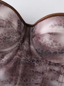 A Sexy Brown Strapless Top For Women, Perfect For Halloween Parties And Various Social Gatherings. - Coffee - View 8