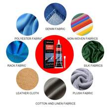 Pegamento Transparente para Telas Jakehoe, Adhesivo Impermeable y Lavable para Telas, Ropa y Mezclilla. YDNL - 1 - Ver 4