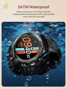 D8 New Smartwatch, 1.43-Inch HD Touch Screen, 3ATM Swimming Waterproof, 1100mAh Large Battery, Ultra-Long Standby, Health Monitoring, Sleep Tracking, Calorie Counting, 100+ Sports Modes, Fitness Tracker, Running Watch, Cycling Watch - View 8