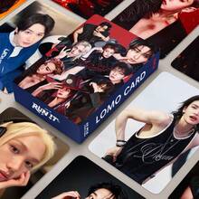 1Set/92pcs KATSEYE Song RUN IT Merchandise 3-Inch Photo Cards, Celebrity Stickers, LOMO Cards, Photo Cards, Suitable For Fan Collection, Journal Decoration, Halloween Gifts, Party Gifts, Christmas Gifts, Photocard, Katseye K POP Btsarmy - Multicolor - View 2