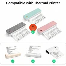Potanro Thermal Printer Paper 8.3''x11'', Printing Paper Quick-Dry,2/4/6/10 Rolls, | A4 Thermal Paper,Advanced Clear Printing, Quick-Dry Multipurpose For Thermal Printer - View 10