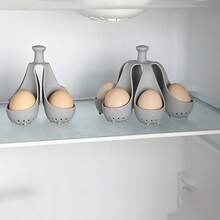 4/6-Cavity High Temperature Resistant Silicone Egg Steamer, Household Kitchen Gadget, Suitable For Home Breakfast Egg Steaming - View 2