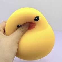 1 pieza Pato grande antiestrés, rebote rápido, deformable, perfecto para vacaciones, regalos de cumpleaños, Halloween, Acción de Gracias, Navidad, Día del Trabajo, vuelta a la escuela, regalos de fiesta, squish crujiente, squish de mantequilla crujiente, apretar, pelota de nieve, juguete antiestrés squishy, squish de dumpling, juguetes para mujeres, pato, ejército, útiles escolares, decoración de Halloween - Multicolor - Ver 6