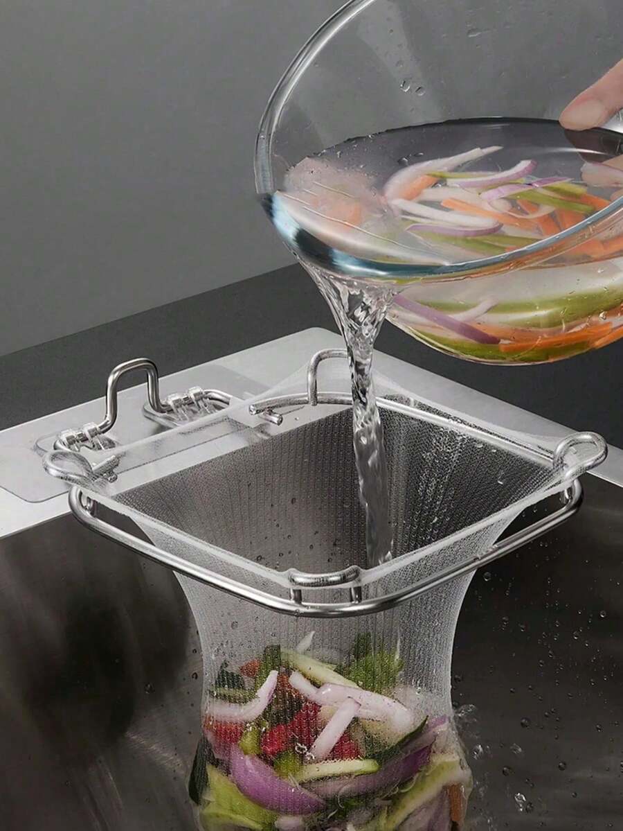Stainless Steel Sink Strainer With Residue Filter Basket For Kitchen Faucet - View 1