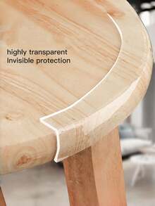 Children's Safety Corner Guard Strip, Transparent Soft Anti-Collision Corner Protector, Easy To Install And Remove, PVC Material, Children's Anti-Collision Furniture Sharp Corner Protection, Table Corner Guard - A - View 11
