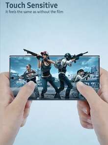 5片裝 HD 水凝膠防爆防刮手機螢幕保護膜，相容 Galaxy S26 S23 S22 S25 S24 Ultra / 相容 / 相容 Note 15 14 13 Pro+ 4G 5G / Honor，全螢幕覆蓋、自動修復刮痕、軟膜、支援指紋辨識 - 無色 - 查看 9