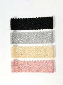 Brand New Custom Design Colorful Lace Garter Set, Personalized/Signable, Sexy Bridal Wedding Accessory, Suitable For Valentine's Day - Multicolor - View 5