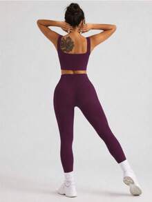 Ribbed Fit Set - Soft Comfort And Practicality - Morado - Ver 2