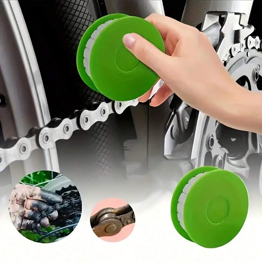 1pc Portable Anti-Rust Lubricator Tool, Easily Maintain Your Bicycle Chain, Separate Parts And Accessories Sold Separately: Anti-Rust Lubricator Tool Kit Packaged In Aluminum Box, Anti-Rust Lubricator Tool Kit Packaged In OPP Bag, Replaceable Felt