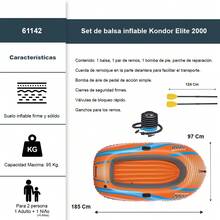 Inflatable Raft - Orange - View 2