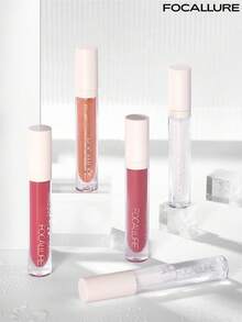 FOCALLURE Plumpmax High Gloss Lip Glaze, Efek Mengisi Bibir Seketika dan Kilau Seperti Kaca, Tekstur Ringan, Segar, dan Tidak Lengket, Serbaguna, Melembapkan dan Mengunci Kilau Sepanjang Hari - 09 MATA KUCING - View 11