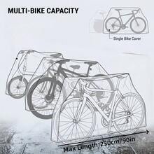 4PCS Multifunctional Bicycle Cover (Rain And Sun Protection) - Reinforced Stitching Technology, With Waterproof, UV Resistant, And Tear Resistant Properties. Provide Comprehensive Protection, Essential Protective Equipment For Cycling Enthusiasts - Multicolor - View 3